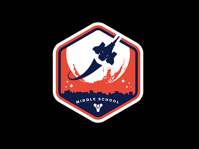 Middle School Logo badge bungie destiny emblem logo video game