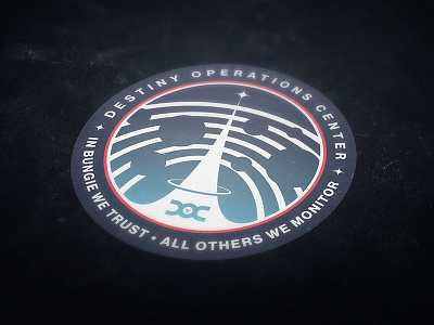 Destiny Operations Center Badge badge branding destiny logo