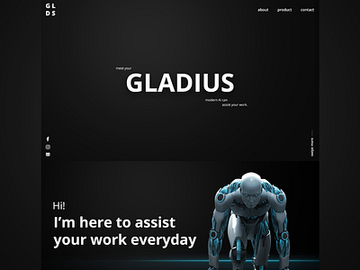 Project Gladius dailyui design ui uidesign uiux uiux design uiwebdesign userinterfacedesign ux web webdesign website webtemplate