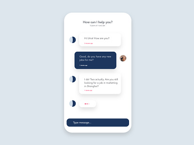 Career Chatbot - UI Paired with Google DialogFlow