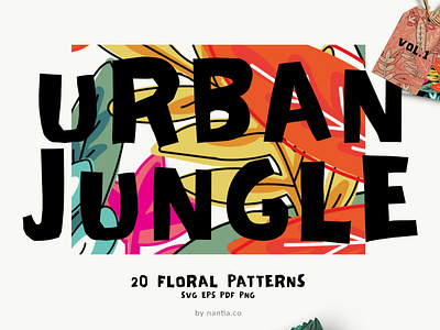 Seamless Patterns Urban Jungle Vol 1