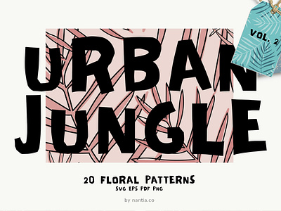 Seamless Patterns Urban Jungle Vol 2