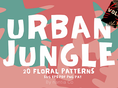 Seamless Patterns 20 x Urban Jungle Vol 3