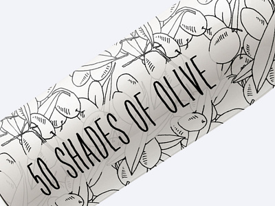 50 Shades Of Olive Hand Drawn Illustrations Mega Pack