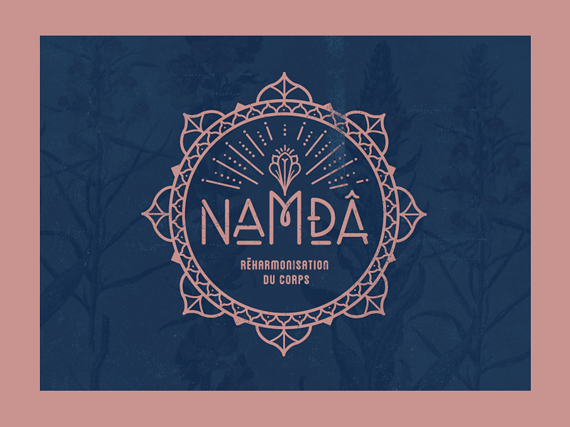 Namdâ graphic design identity logotype