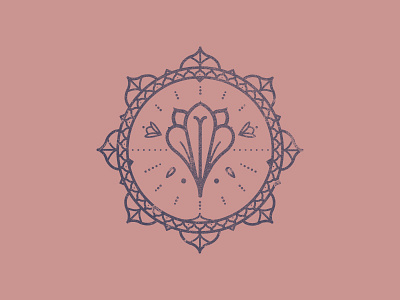 Mandala Stamp. graphic design identity logo design logotype