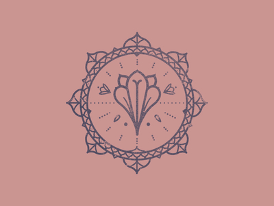 Mandala Stamp. graphic design identity logo design logotype