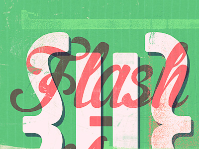 {U}Flash graphic design identity typography