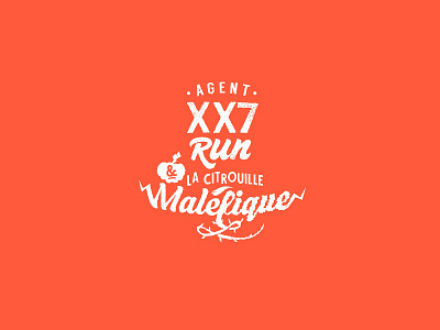La Citrouille Maléfique. graphic design identity logo logo design typography