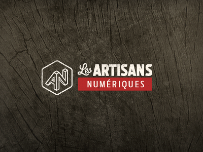 Les Artisans Numériques graphic design identity logo design