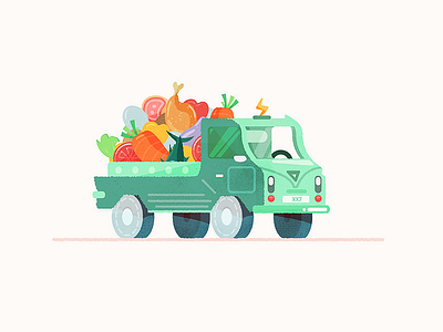 Fresh Delivery! art direction graphic design illustration vector