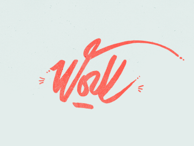 Work! doodle hand lettering