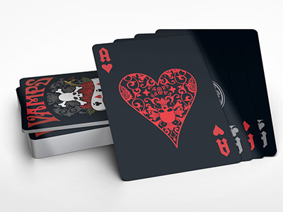 Custom Playing Cards cards illustration layout merchandise skulls
