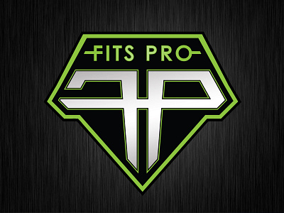 Fits Pro Logo athletic brand clean identity logo sports