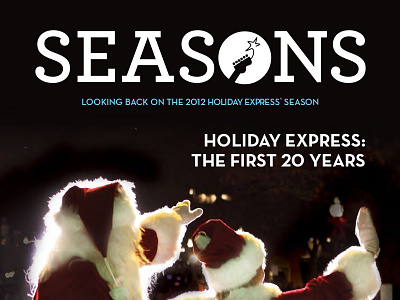 Holiday Express "Seasons" Yearbook annual report print rebrand