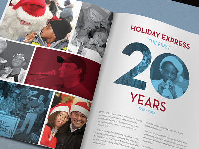 Holiday Express "Seasons" Yearbook - Spread