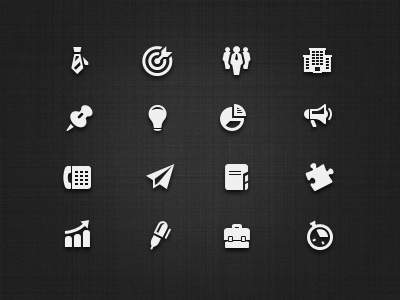 Business business icon icon set iphone monochrome ui vector