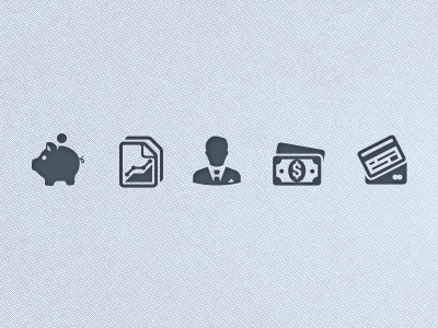 Simplicity Business & Finance business finance icon icon set iphone monochrome ui vector