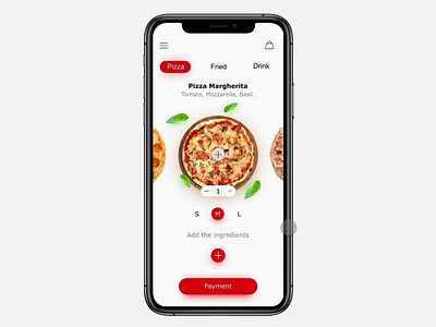 Pizza App Concept animation concept delivery design mobile pizza prototipe prototyping ui ux