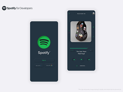 Spotify App Redesign.