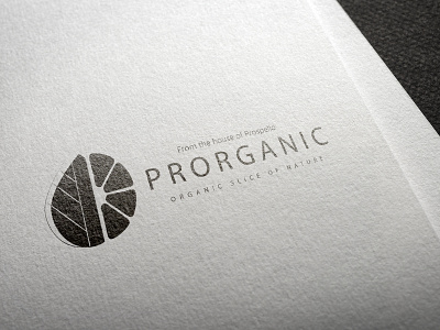 Proganic Logo Design art branding design flat graphic design icon illustration logo minimal vector