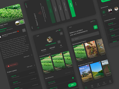 Agric crowdfunding investment application agric crowdfunding investment product design ui ux