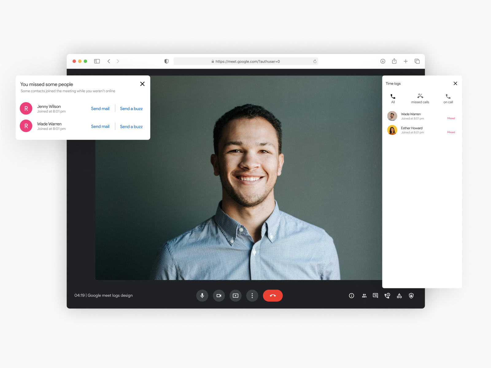 Google meet missed call logs by Richmond Agbavor on Dribbble