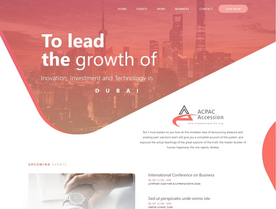 Business website Home Page adobexd design illustration logo ui website design