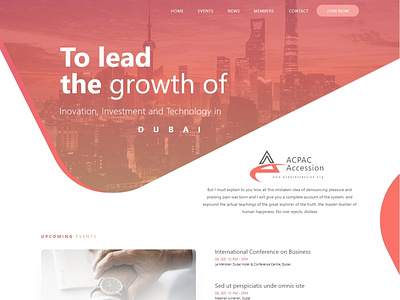 Business website Home Page