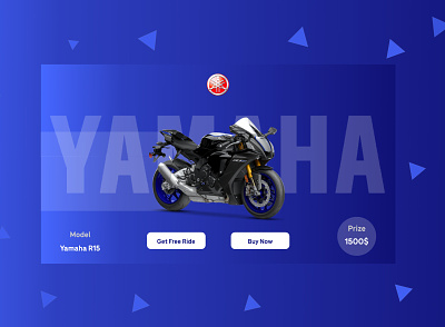 Yamaha R15 Design adobe adobe xd webdesign xd design