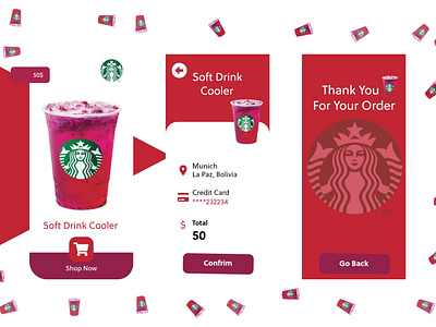 Drink App Design With Prototype adobe xd designs plugins