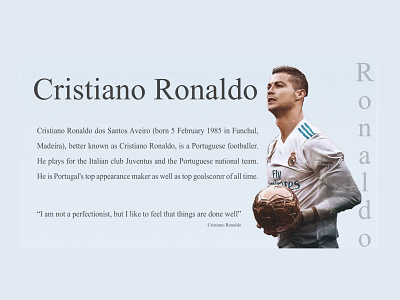 Design For Ronaldo fans