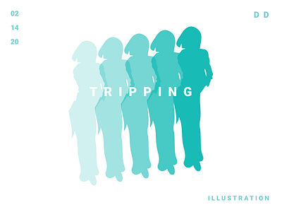 Tripping | Daily Design | AK daily design illustration trippy