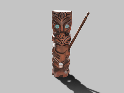 Maori drawing maori photoshop sculpture shadow wacom