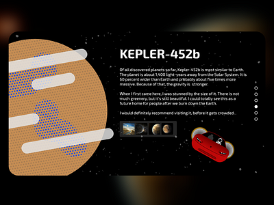 Cosmic Travel design designslices designslicesuichallenge illustration kepler planet space tesla travel web