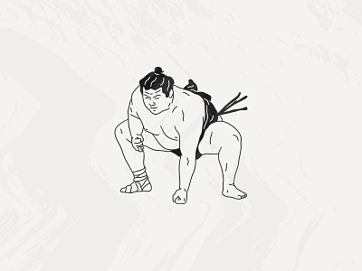 Sumo affinity designer bodymovin drawing challenge illustration ipad pro japan linework movement sumo sumowrestler