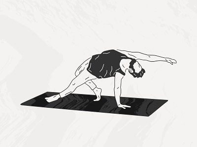 Wild Thing affinity designer bodymovin drawing challenge illustration ipad pro linework movement pose yoga yoga pose