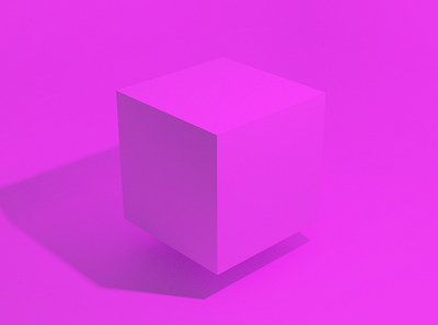 pink cube blender