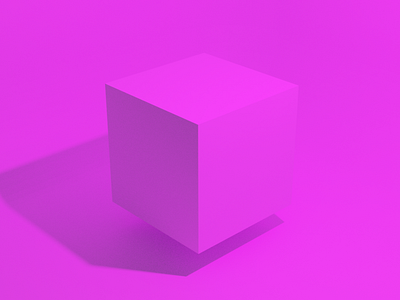 pink cube blender
