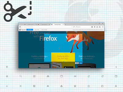 Page Shot Design Refresh add on browsers experiments firefox mozilla plugin screenshot tool ui ux windows