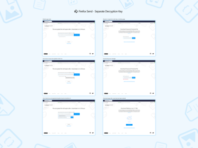Firefox Send - Separate Decryption Key