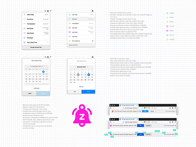 Snooze Tabs Photon Update bars colors design dropdowns firefox icons menus mozilla notifications panels ui ux