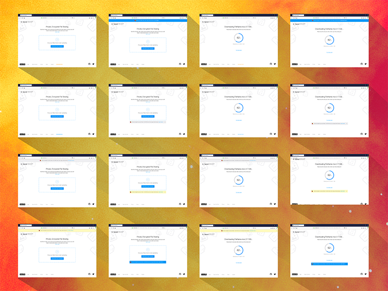 Firefox Send Referral Experiments bar content panels browsers firefox promotions promote share experiments mozilla ux ui