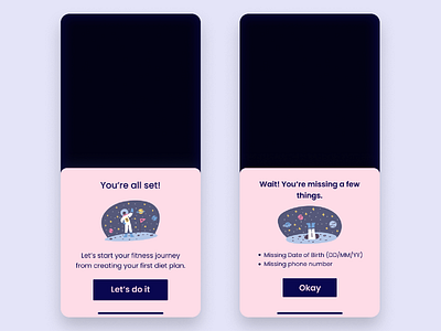 Daily UI 011 / Flash Message Onboarding