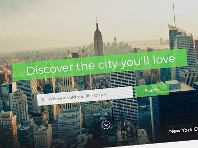 Discover city header city discover guide header hero search travel website