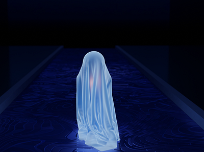 This is a ghost made of blender 3d blender