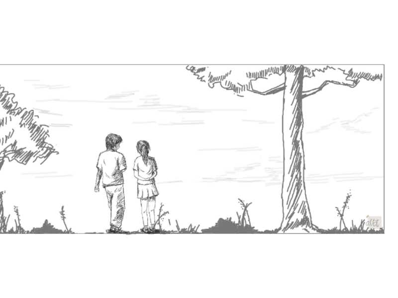 Bridge to Terebithia illustration