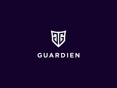 Guardien Gear - Logo Design branding design g letter g logo icon illustrator letter g logo logo design logo designer logodesign logos logotype minimal modern shield shield logo shields typography vector