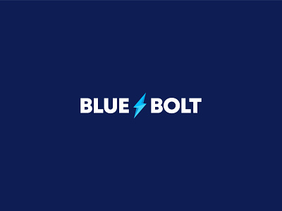 Blue Bolt - Logo Design blue blue logo bolt bolt logo bolts branding colorful design illustrator lightning lightning bolt lightning logo logo logo design logodesign logos logotype minimal modern vector
