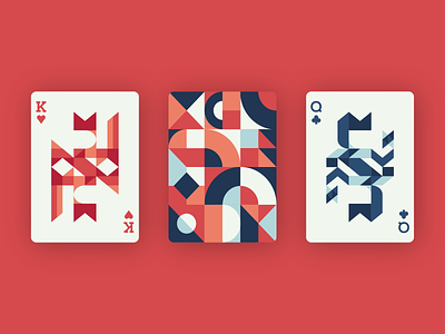 Playing Cards Design - Geometric and Abstract